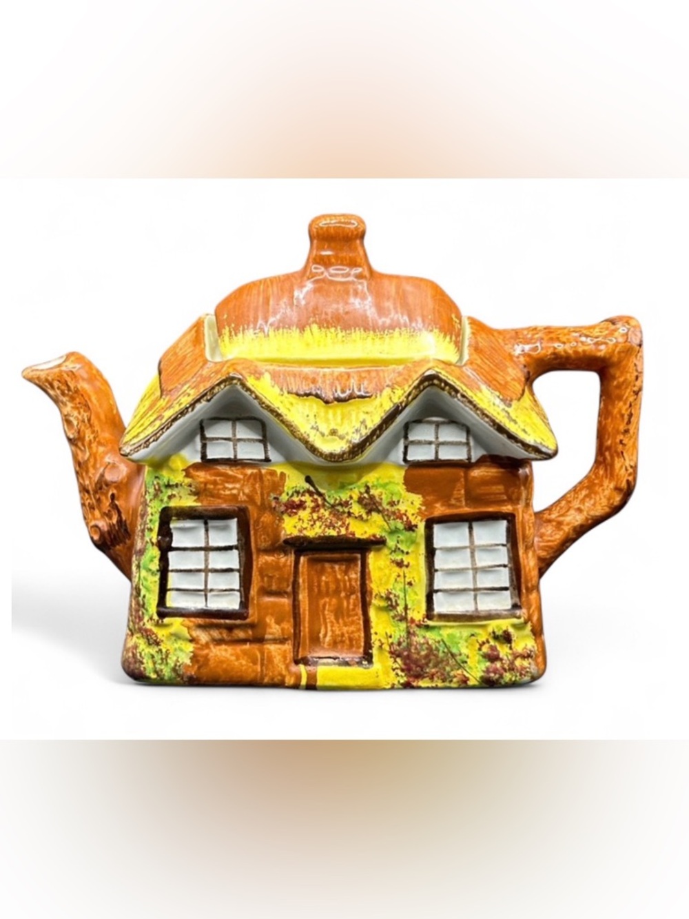 Vintage Price Kensington England Cottageware Ceramic Teapot, Ye Old Cottage